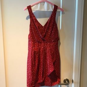 BCBG generation red combo dress sz6